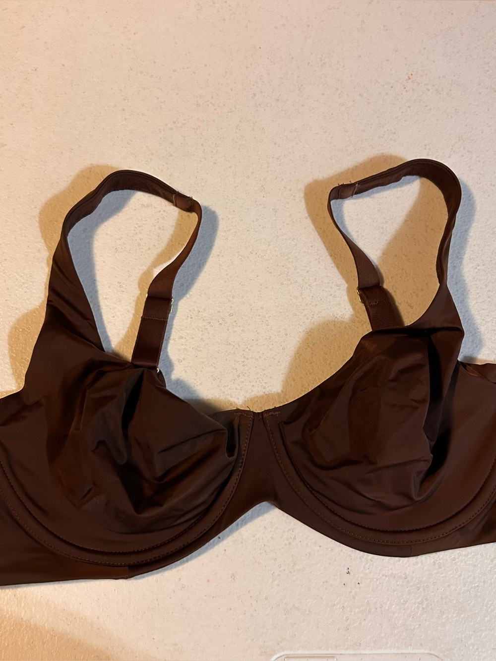 Cuup 40B Bra Brown The Scoop Underwire Back Closure Stretch